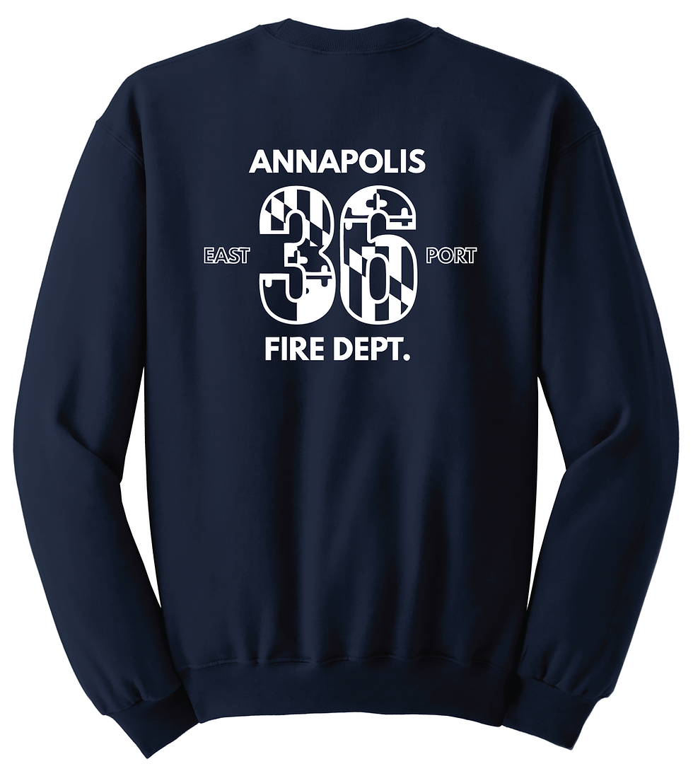 Thumbnail: Annapolis Sta36 Jerzees Crewneck Sweatshirt (SP)