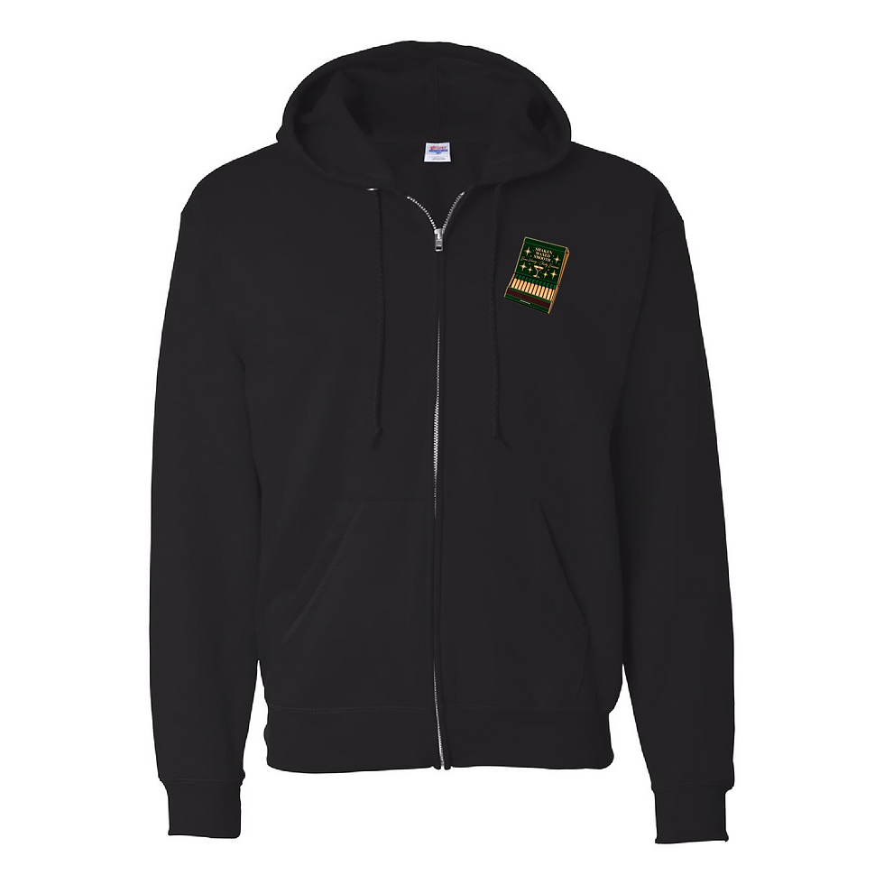 Thumbnail: TBT Hanes Unisex EcoSmart® Full-Zip Hooded Sweatshirt #2 (DTF)