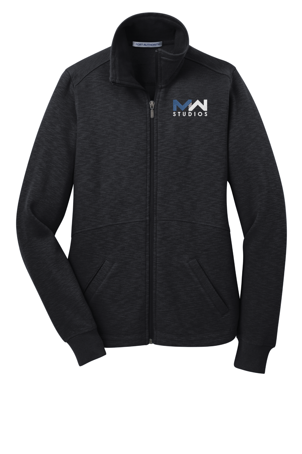 MWS Port Authority® Women's Slub Fleece Full-Zip Jacket (E#4)