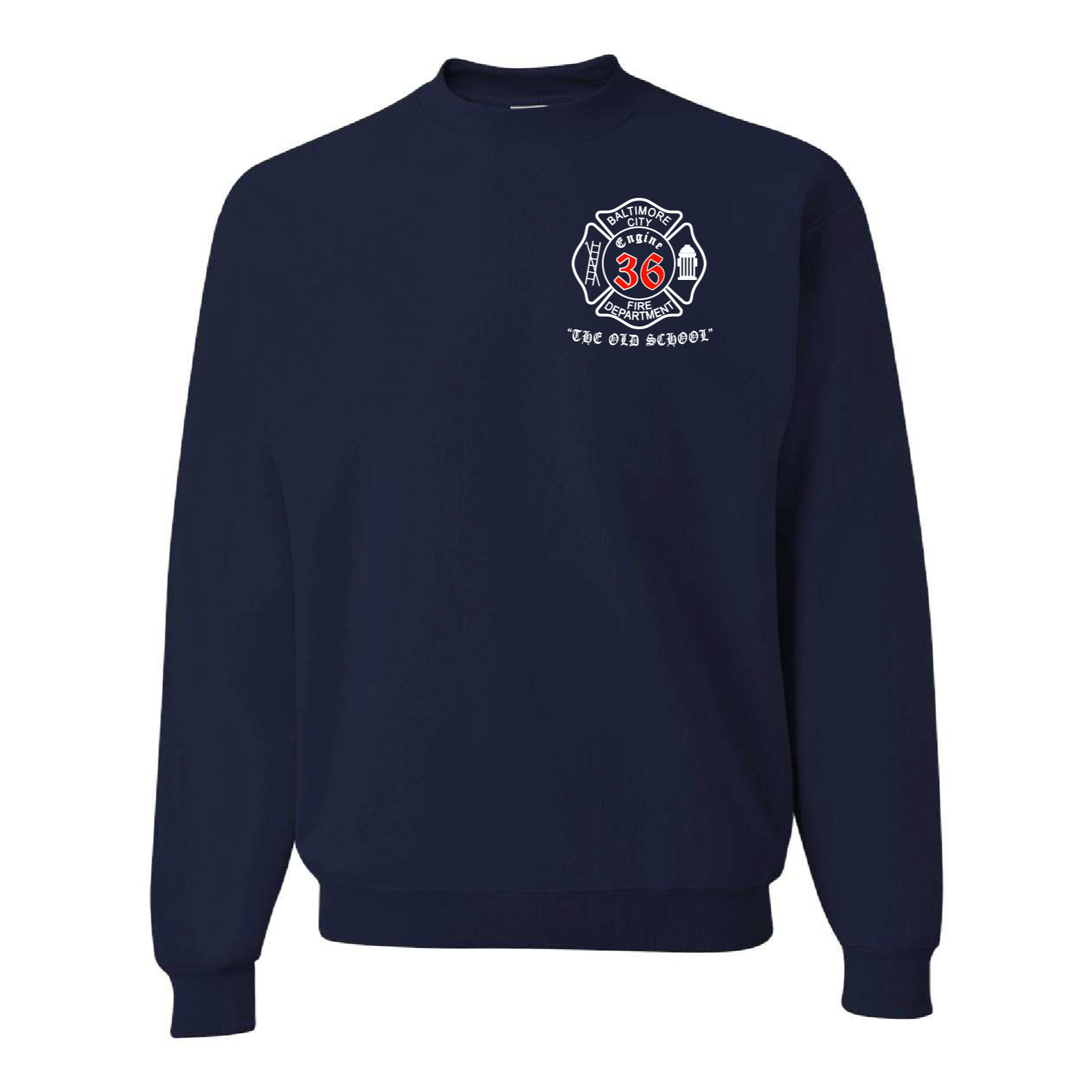 BCFD Eng36 Jerzees Crewneck Sweatshirt (SP)
