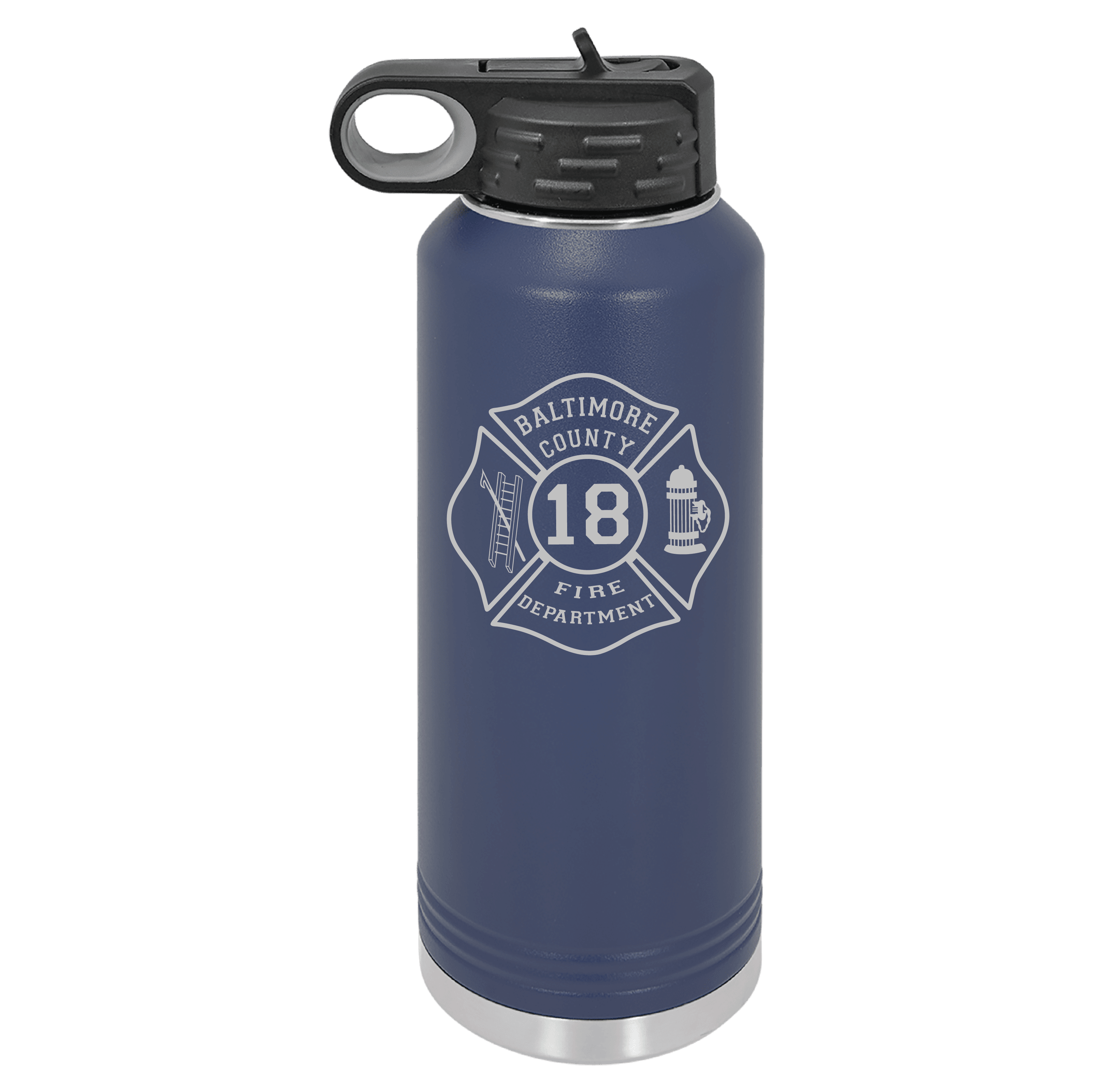 S18 BCoFD Polar Laser Engraved 40oz Water Bottle (L)