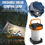 Thumbnail: Portable USB Rechargeable Foldable/Retractable Solar Camping Lamp