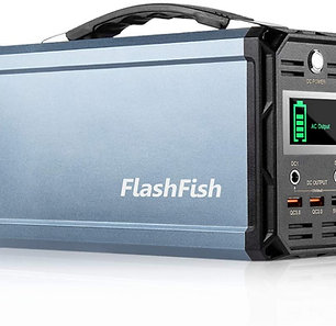 300W Solar Generator, FlashFish 60000mAh Portable Power Station