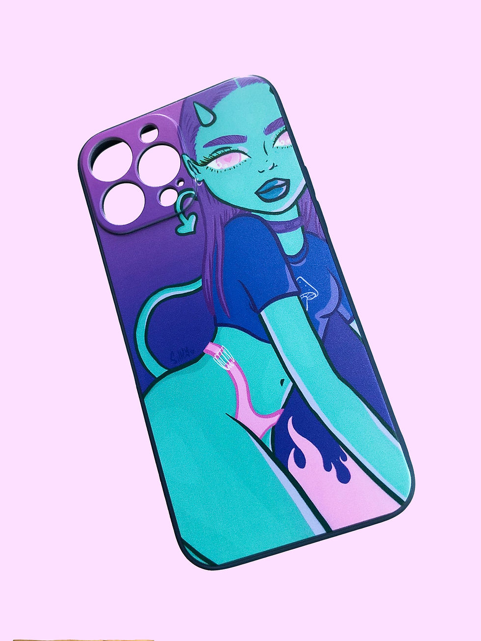 Thumbnail: Demon Girl - iPhone Case