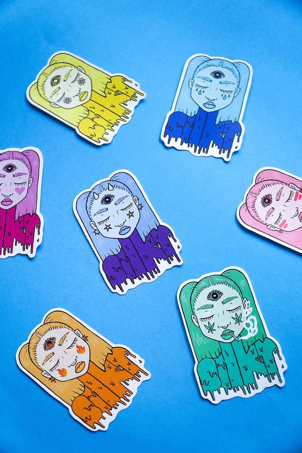 Thumbnail: Rainbow SILKY - Sticker Pack