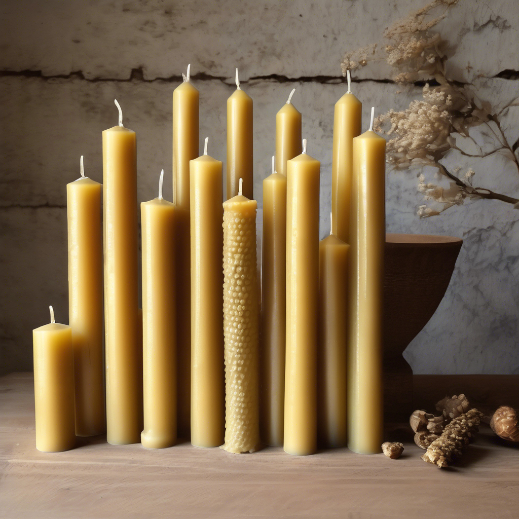 bee wax candles slim tall table artisanal.jpg