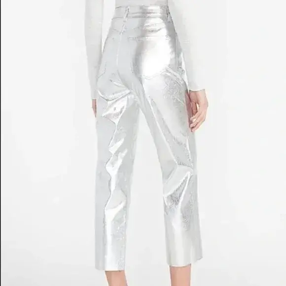 Thumbnail: HIGH WAISTED FAUX LEATHER PANT