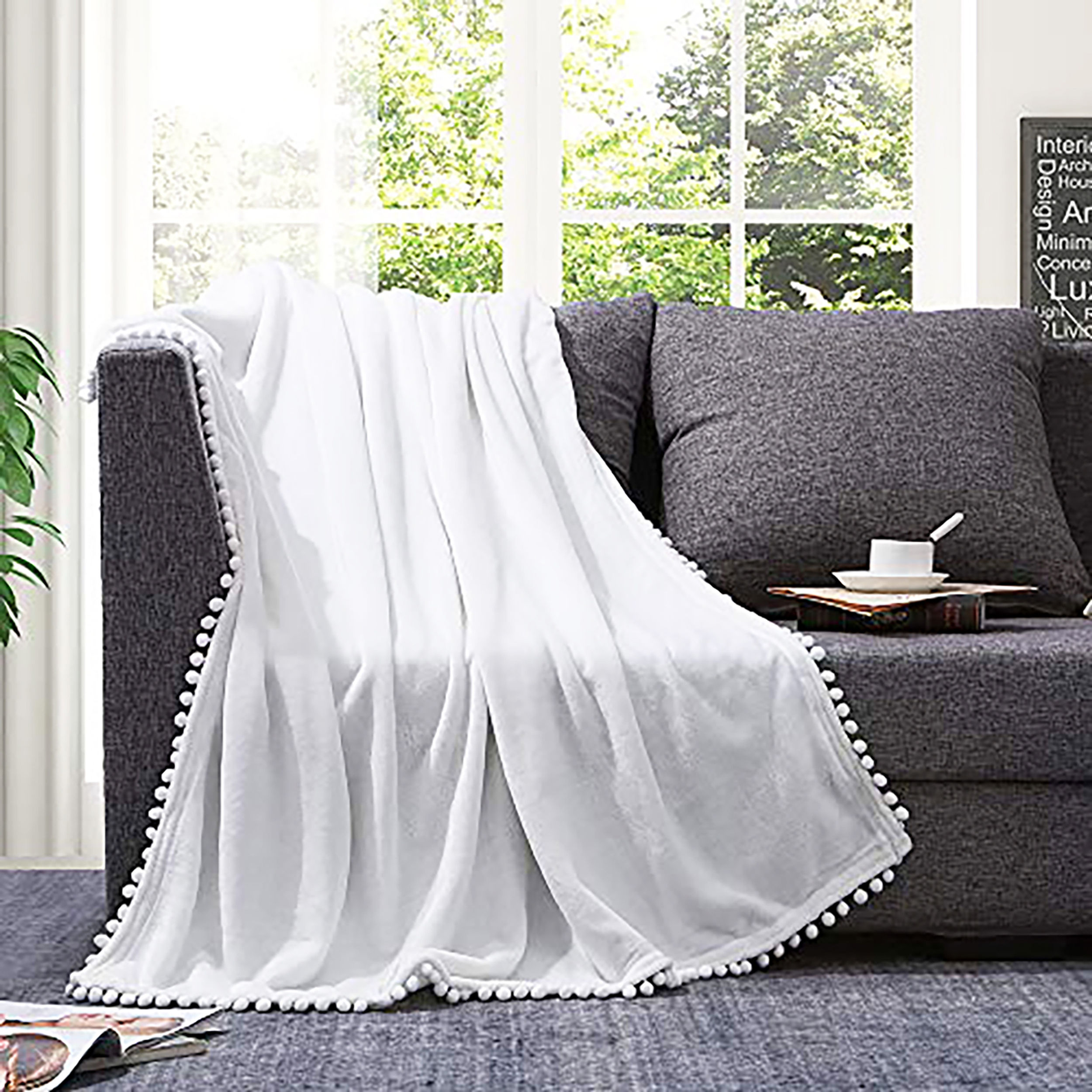 Fleece Blanket (White)