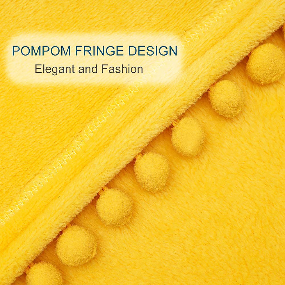 Thumbnail: Fleece Blanket (Yellow)