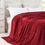 Thumbnail: Fleece Blanket (Red) 50 x 60 in