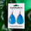 Thumbnail: blue & aqua teardrop earrings