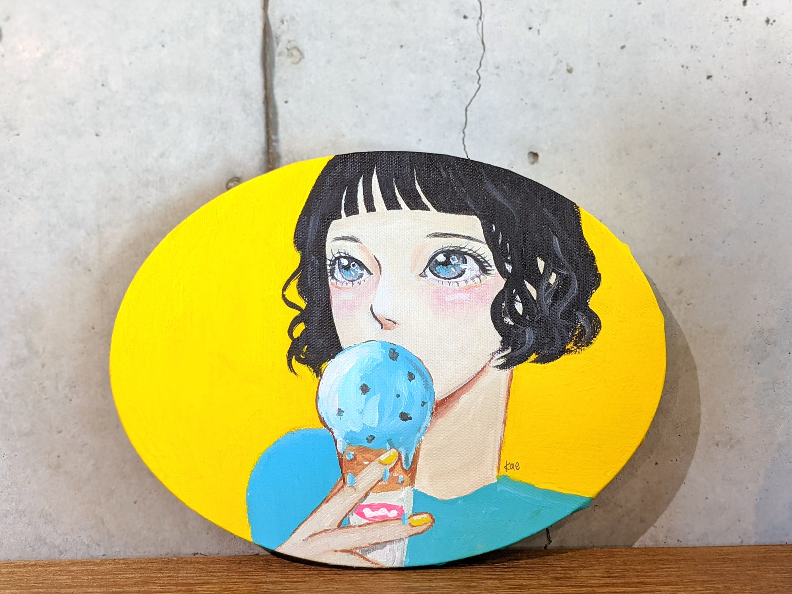 SANLDK × kae illustrationコラボキャラクターパネル(だ円)