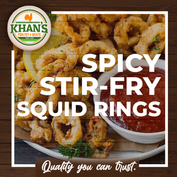 Spicy Stir-Fry Squid Rings
