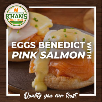 Eggs Benedict with Pink Salmon