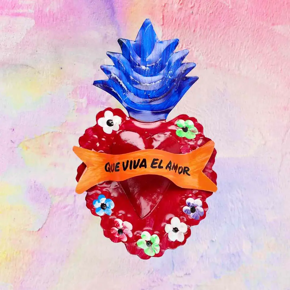 Thumbnail: COLOURED HEART WITH LOVE PHRASE