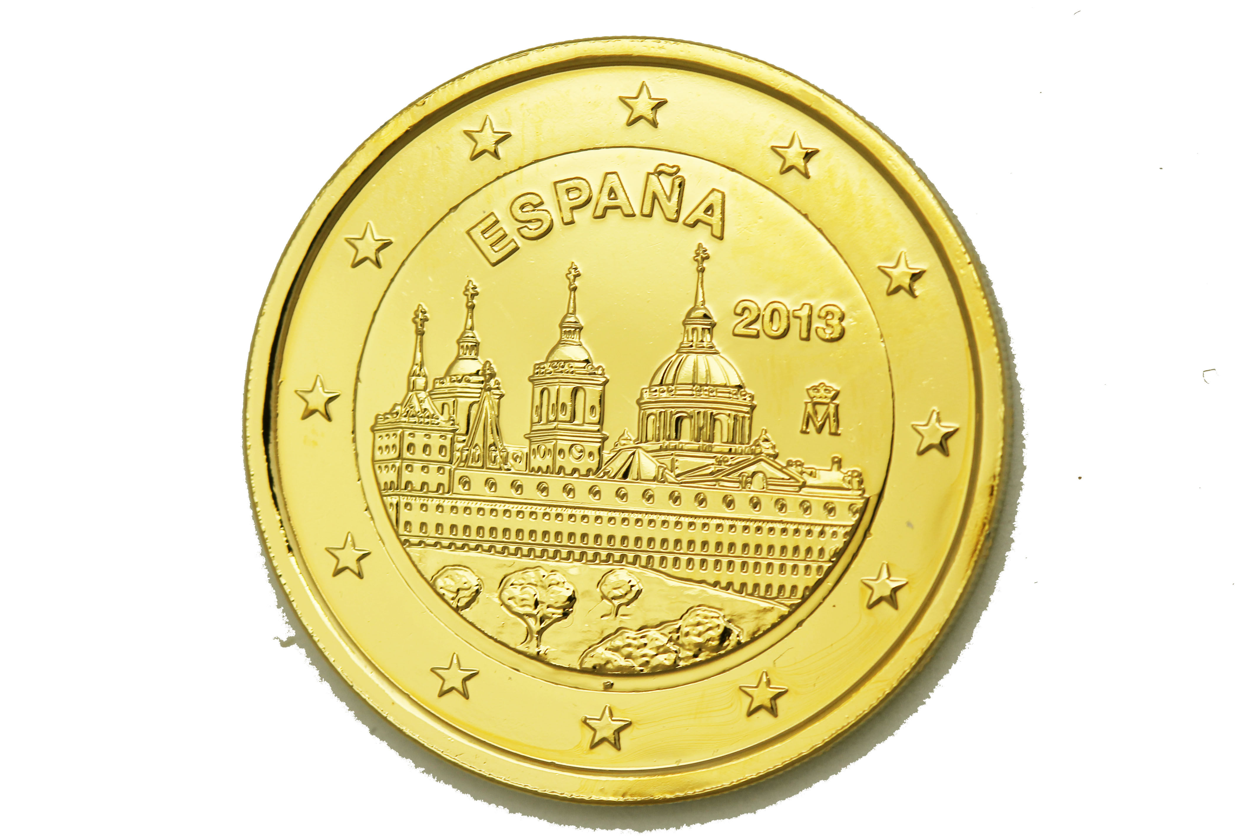 Espagne 2013 Monastère - Pièce de 2€ dorée à l'or fin 24 carats (323102)