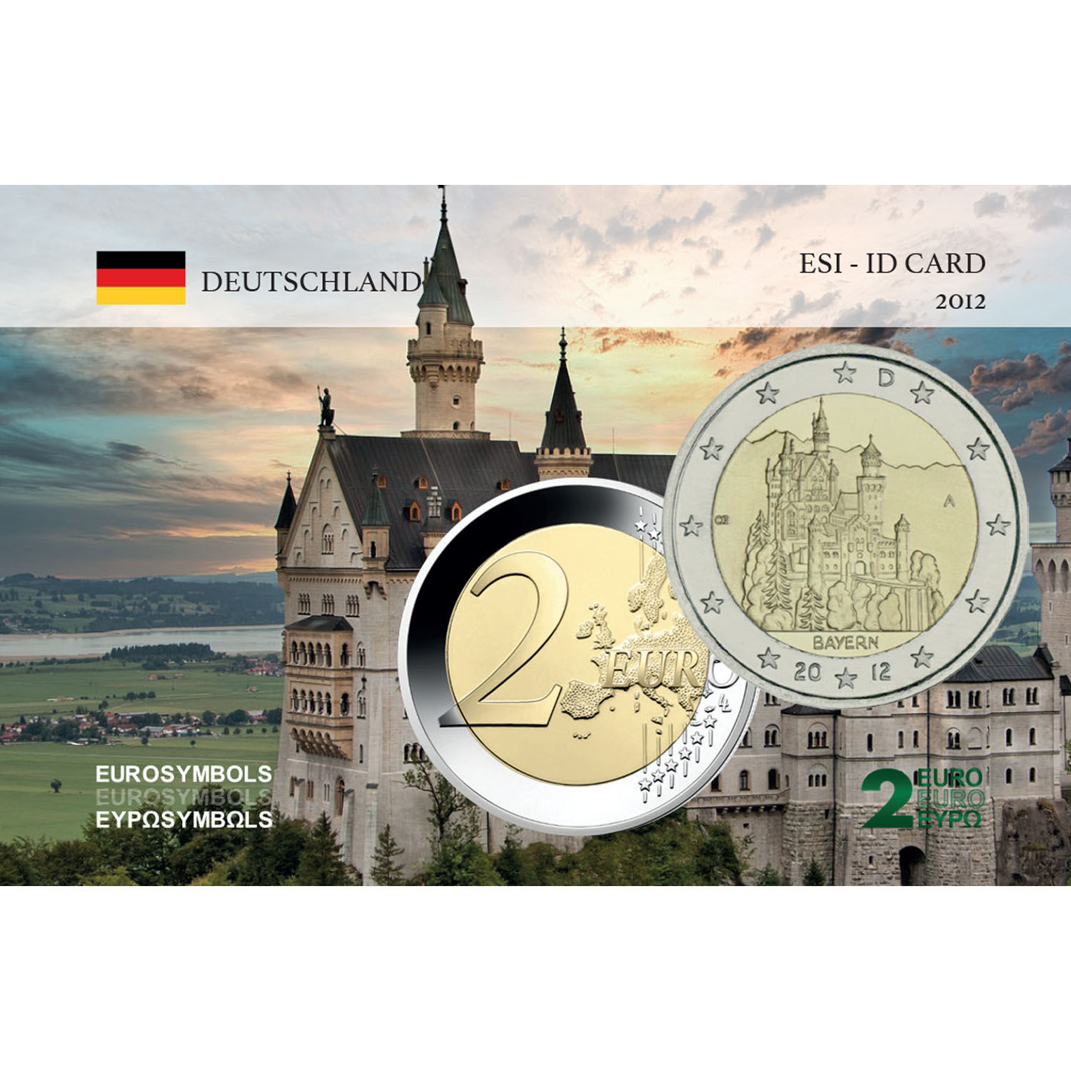 Allemagne 2012 Bavière - Carte commémorative