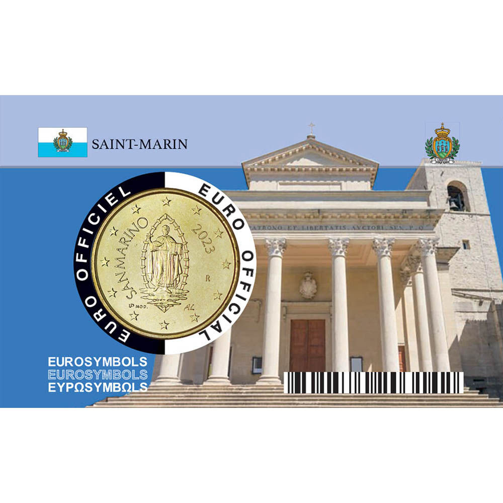 Saint-Marin 2023 – Coincard ESI 50 centimes " Basilique de Saint-Marin "