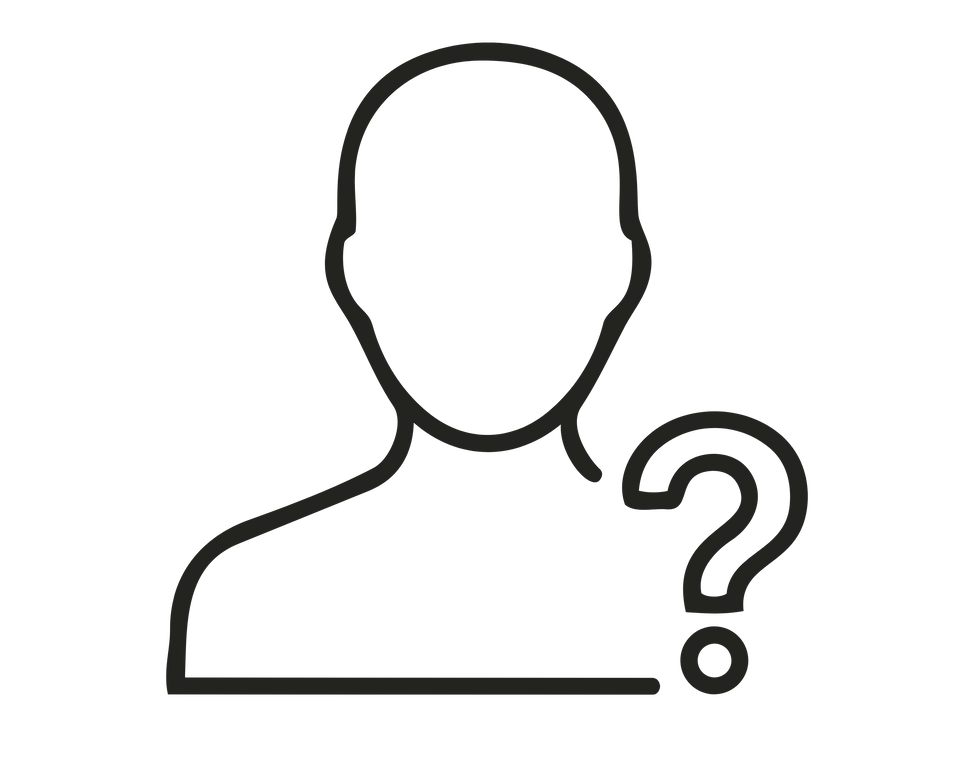 Person icon with a question mark