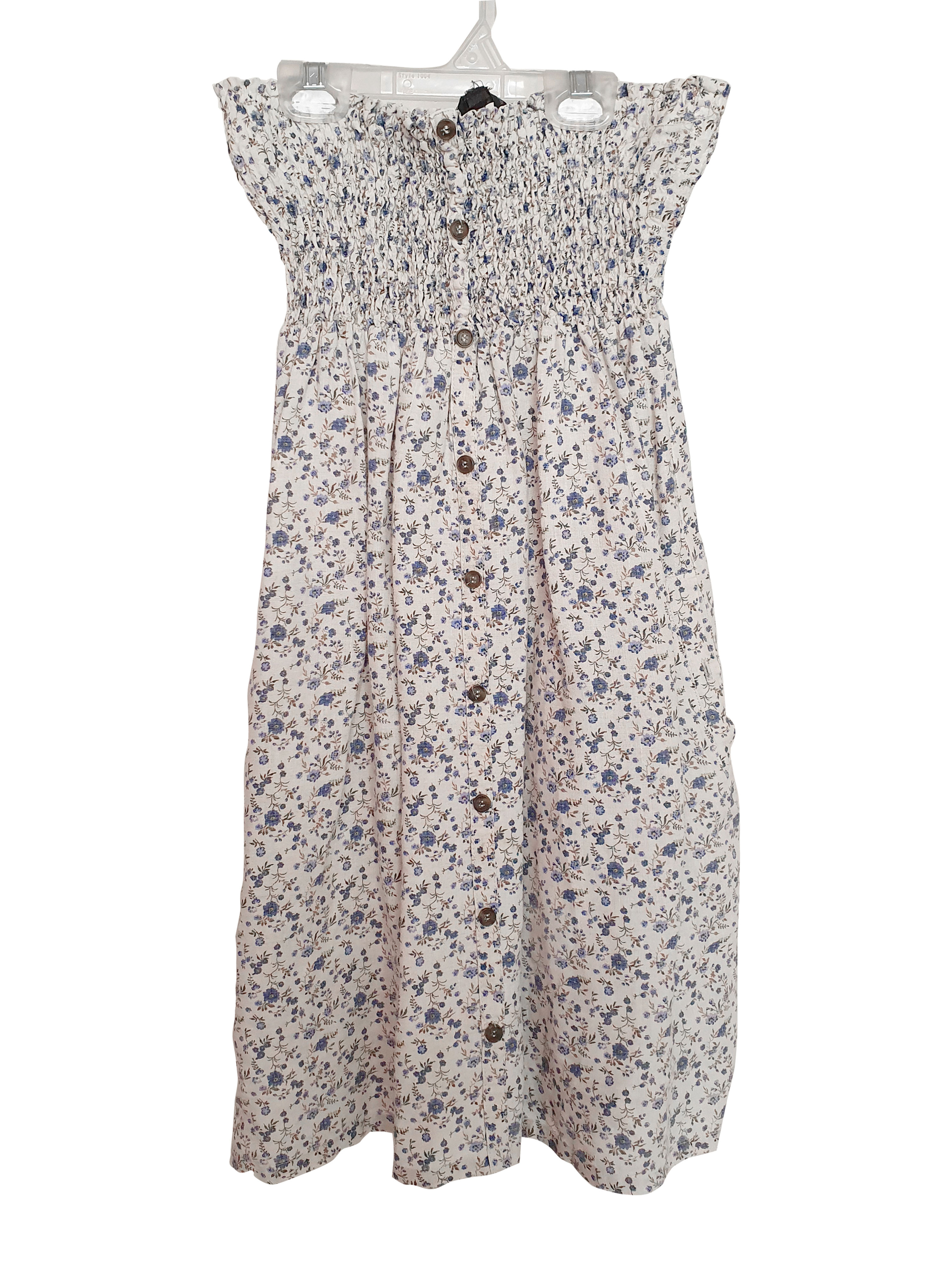 VESTIDO FLORES ZARA