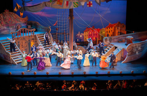 HMS Pinafore at Vancouver Opera, photo by Tim Matheson