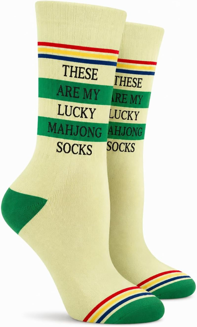 Sock Party funny mahjong socks for women