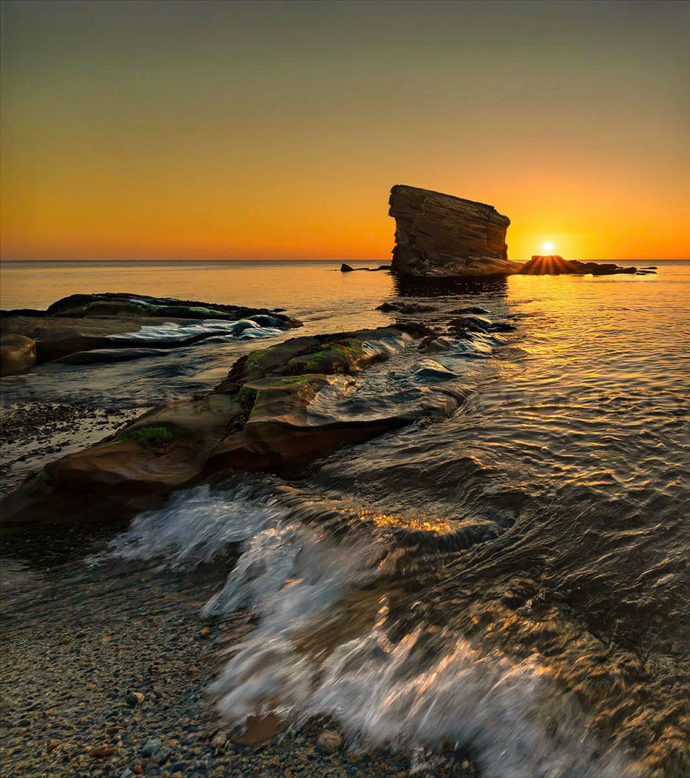 Charlies Garden Sunrise by Gary Moffat