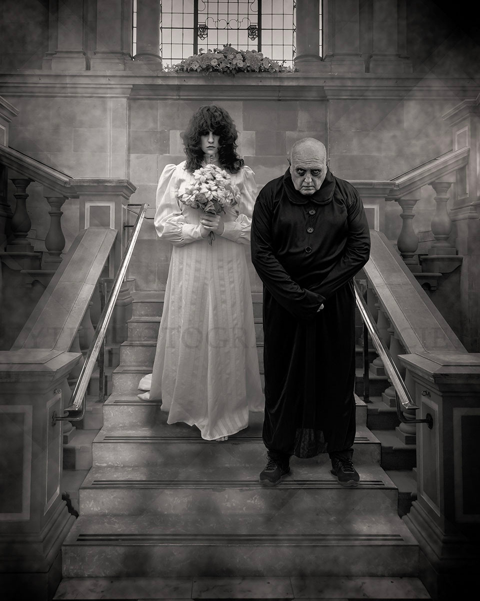 Father of The Bride by John Cox -Highly Commended Mono Print