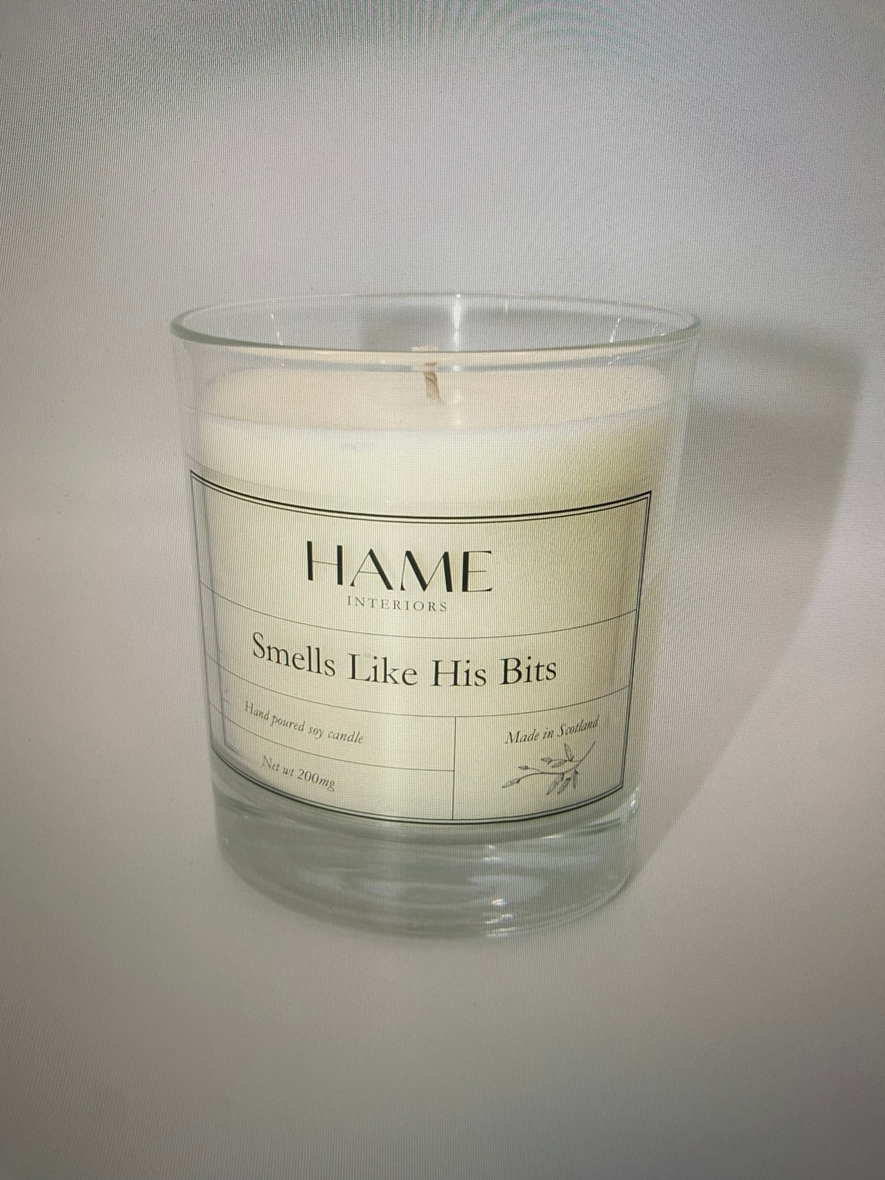 Smells Like His Bits - Boxed Candle