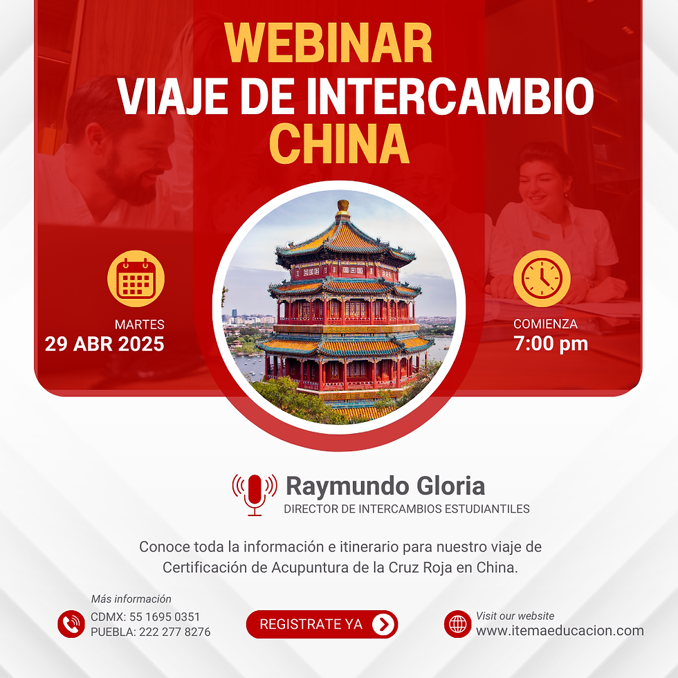 Webinar Intercambio a China