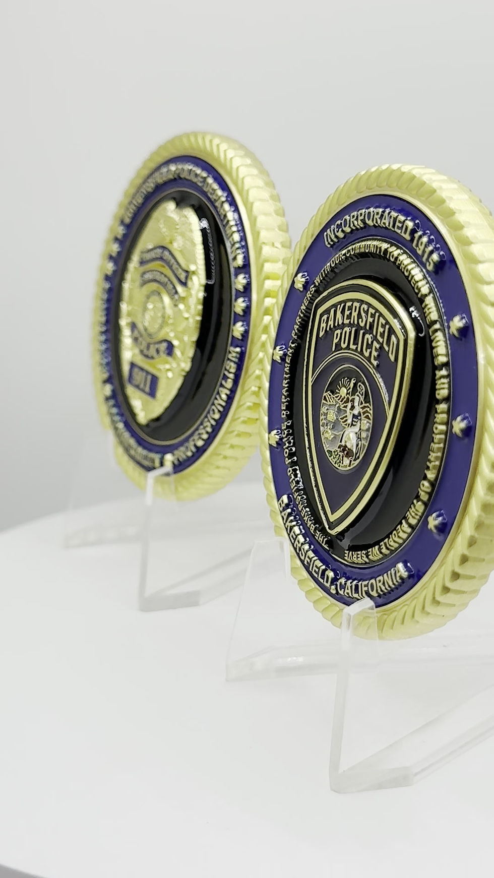 Thumbnail: BAKERSFIELD POLICE COIN (not for sale)