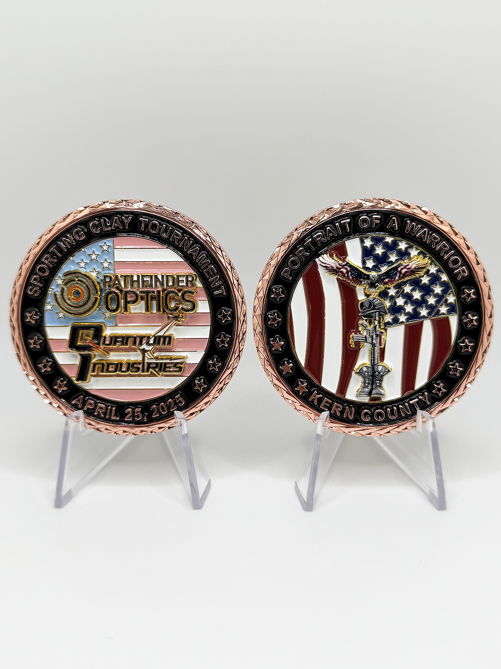 Thumbnail: QUANTUM INDUSTRIES 2025 CLAY SHOOT COIN (not for sale)