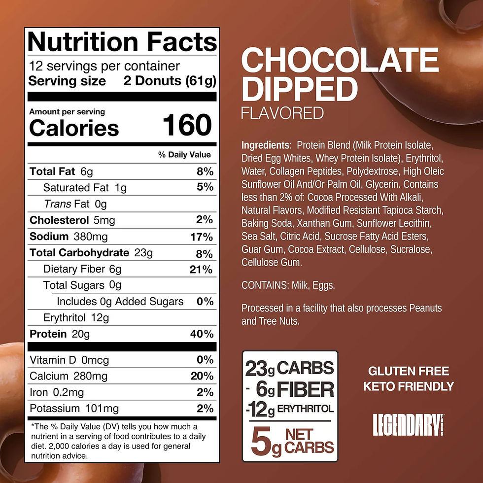 Thumbnail: LEGENDARY PROTEIN DONUT(62g)