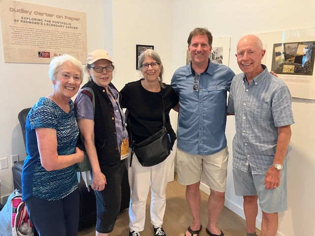 Deborah Oftebro, Laura Lee Bennett, Lyn Fleury Lambert and son, and John Oftebro