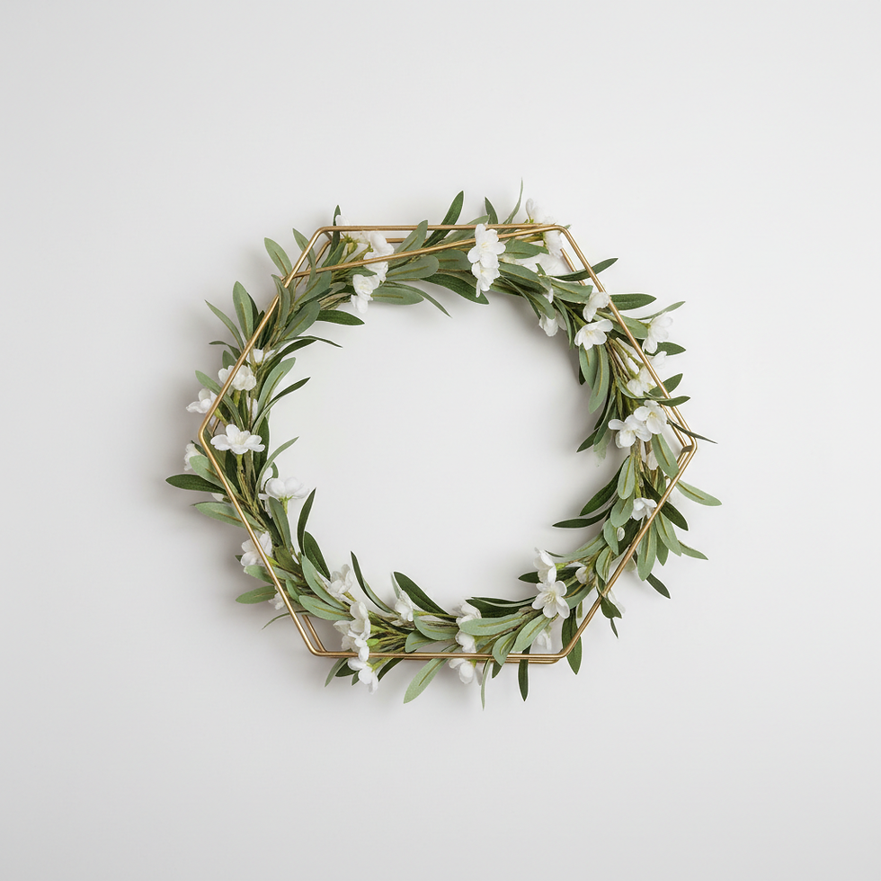 Modern Geometric Wreath