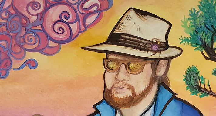 A hand painted portrait created by Alexus Roberts.