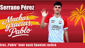 Pablo Serrano Peréz wechselt nach Spanien zurück