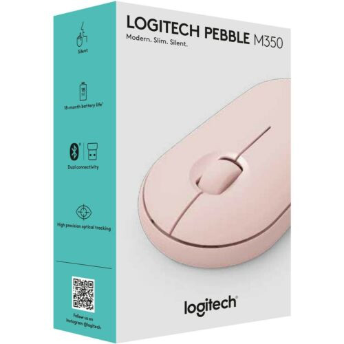 Logitech M350 pink  Wireless Mouse