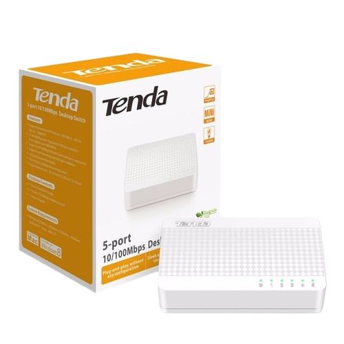 TP-Link 5-Port 10/100 Mbps  Switch Tenda