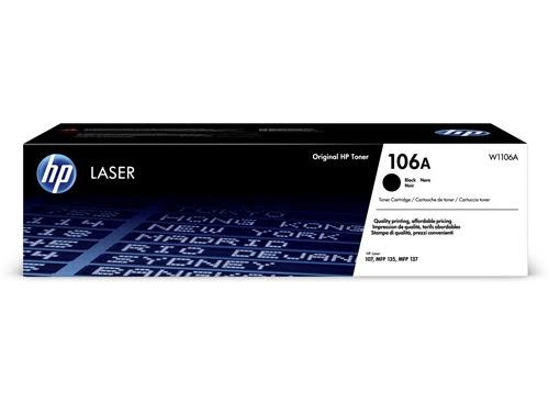 HP 106A  ( W1106A) Black Original Toner Cartridge 