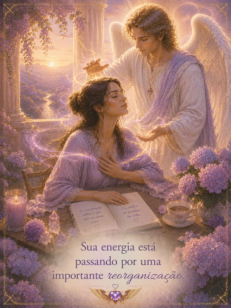 carta de mensagem dos anjos