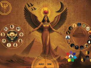 Mesa radiônica para iniciantes com pêndulo e símbolos