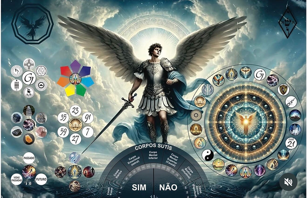 mesa radiônica de arcanjo miguel