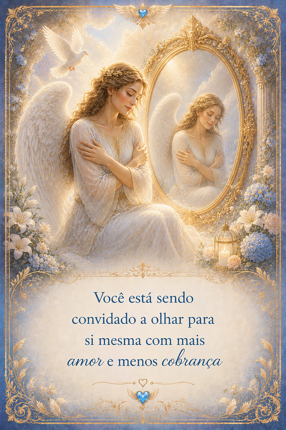 carta de mensagem dos anjos