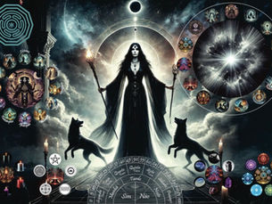 mesa radiônica da Deusa Hekate do curso da Adriana Clivatti