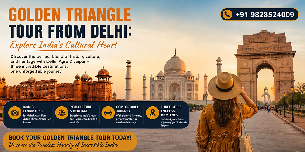 golden triangle tour from delhi