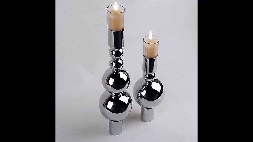 Küçük resim: GÜMİESH 2   Büyük Boy Küreler  Şamdan Mumluk