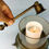 Thumbnail: BRONZSISTGB Cylinder and Metal Candle Holder in Glass Cylinder
