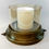 Thumbnail: BRONZSISTGB Cylinder and Metal Candle Holder in Glass Cylinder