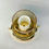 Thumbnail: GOLDSISTGB Cylinder in Glass Cylinder and Metal Candle Holder